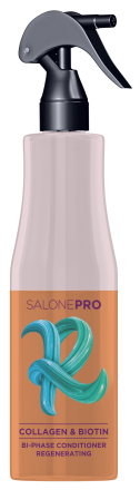 Двухфазный кондиционер для волос COLLAGEN & BIOTIN REGENERATING SALONE PRO 400 мл.