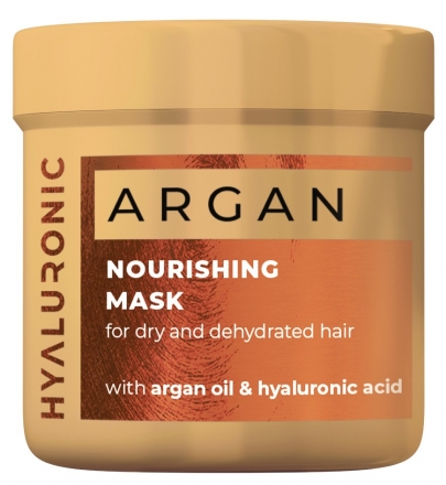 Питательная маска для сухих и обезвоженных волос ARGAN HYALURONIC, 500 мл