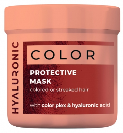 Маска для защиты окрашенных и мелированных волос COLOR HYALURONIC, 500 мл