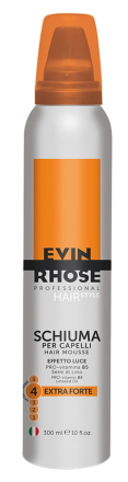 Мусс для волос Экстра сильная фиксация EVIN RHOSE, 300 мл