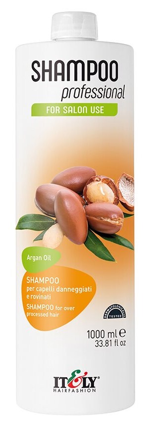 Увлажняющий шампунь для поврежденных волос SHAMPOO PROFESSIONAL ARGAN OIL 1000 мл